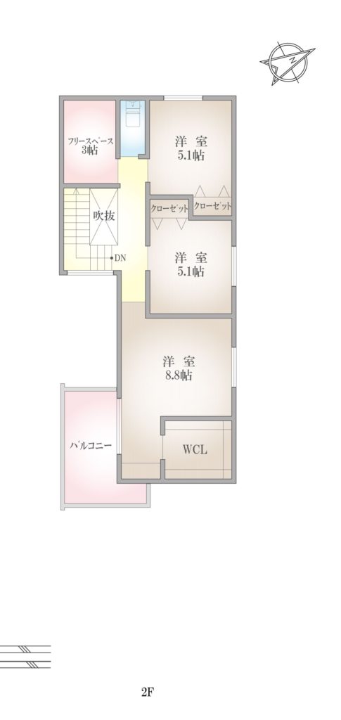 3号地_平面図 2F