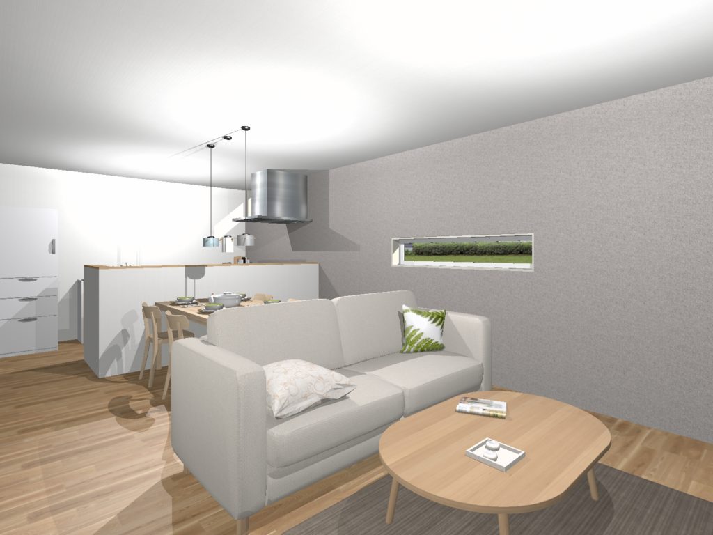 リビング2パース